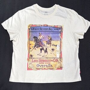 Levi’s Vintage graphic shirt with Cowboys on horseback
Rare item